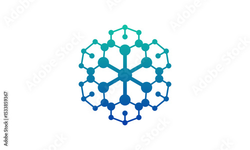 Abstract Circuit Connect Logo Design – Modern Technology Symbol with Interconnected Circuit Lines for Digital, AI, and Innovation Branding