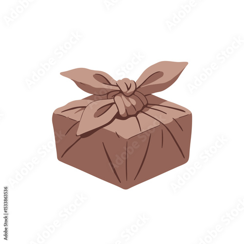 A beautifully wrapped gift box with a bow, set against a plain background, symbolizing celebration