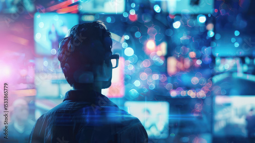 Exploring the fusion of digital text, audio, and video in a vibrant multimedia landscape