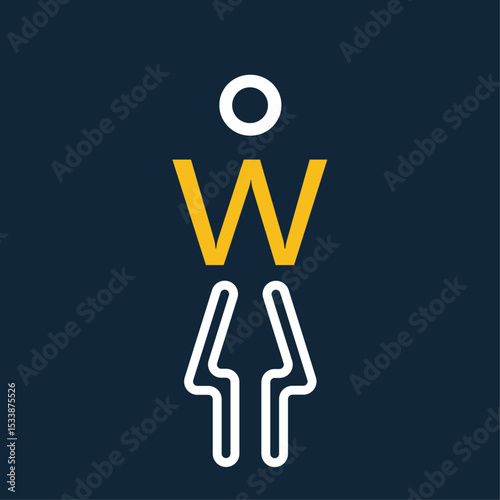 Restroom Sign Female