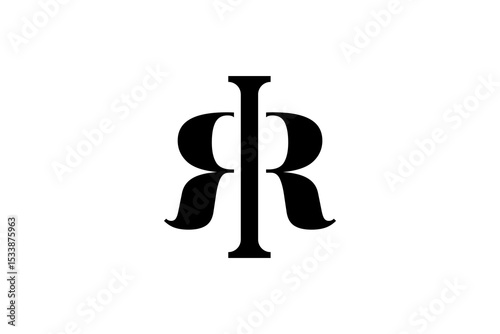 creative symbol RR logo design vector inspiration. modern monogram RR logo vector design template with elegant, simple and bold styles