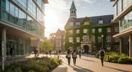 Stunning Architecture Modern and Historic Buildings on Campus