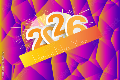 colorful new year 2026