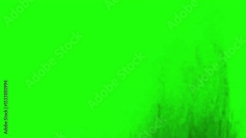 Powerful sand explosion on green screen background, Dramatic sand and dust explosion, Dirt Charges HD video	