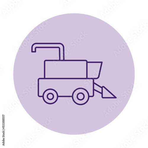 Combine Harvester vector, pixel perfect, illustrator file  
