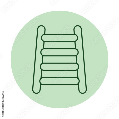 Orchard Ladder vector, pixel perfect, illustrator file 
