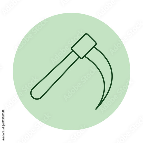 Scythe vector, pixel perfect, illustrator file 
