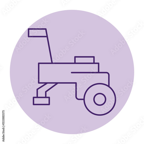 Soil Cultivator vector, pixel perfect, illustrator file 

