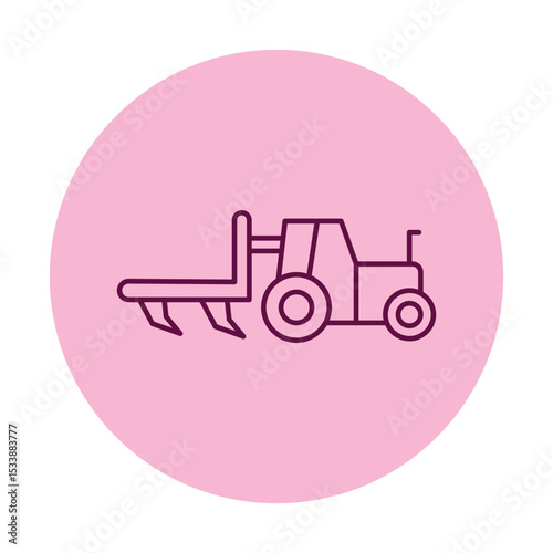 Tractor Plow vector, pixel perfect, illustrator file 

