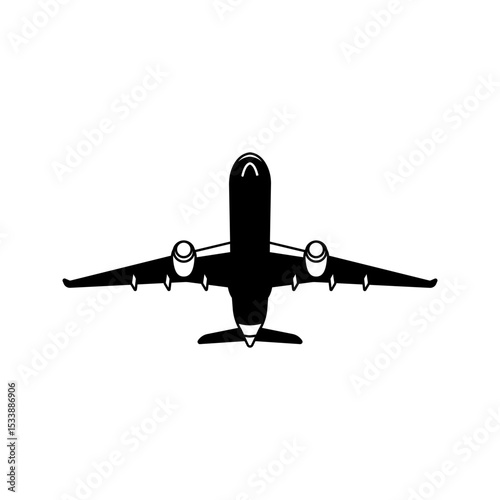 jet airplane isolated on white