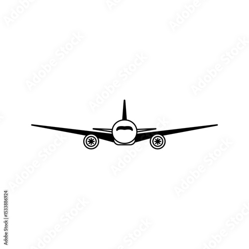airplane isolated on white background