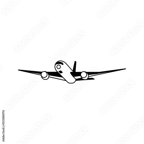 vector illustration of airplane