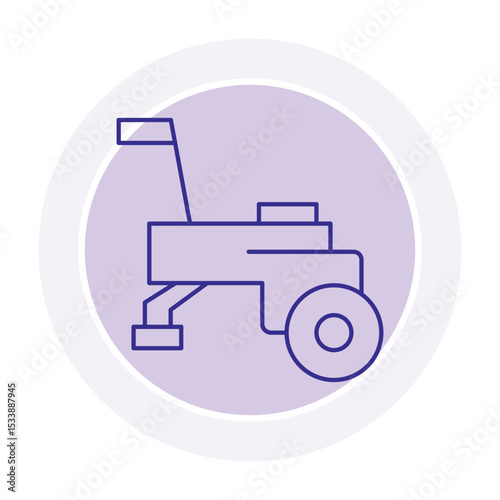 Soil Cultivator vector, pixel perfect, illustrator file 
