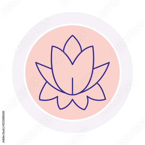 Water Lily vector, pixel perfect, illustrator file 
