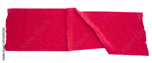 Free Download PNG Red adhesive torn paper masking tape isolated on white background - GFXLoad