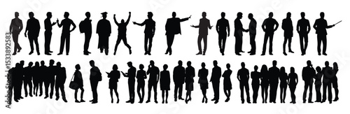 Set of people activity vector illustration