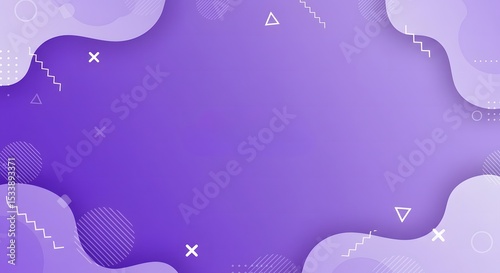 Purple and pink floral vector illustration with stars, stripes, and holiday design for a magical winter celebration backdrop