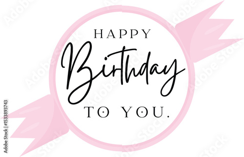 Happy birthday text effect wish
