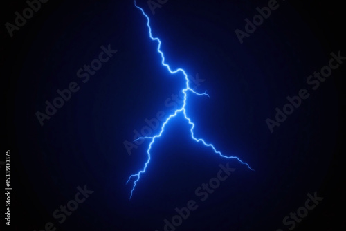 blue lightning bolt on a black background2