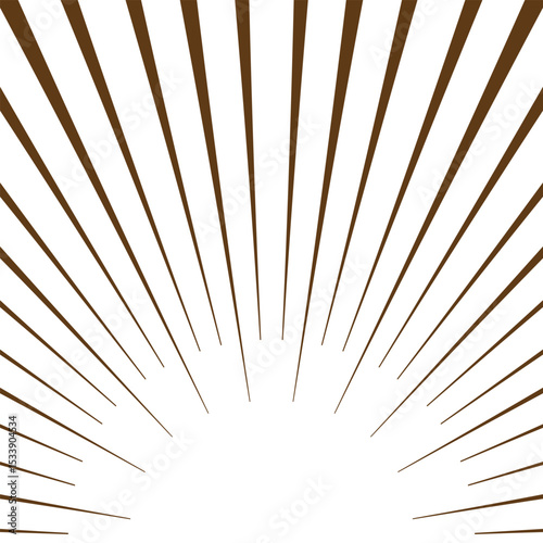  Abstract coffee colour thik to thin sunray line pattern canbe used for background.