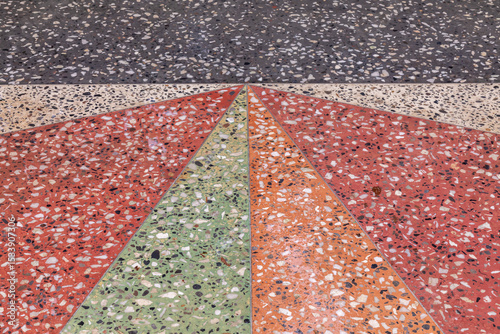 Fototapeta Naklejka Na Ścianę i Meble -  Stone floor with a lot of small stones on it.