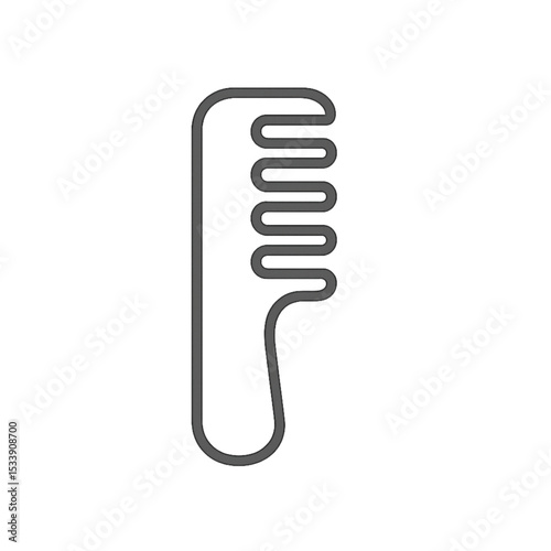 Comb hairdressing services and tools icon