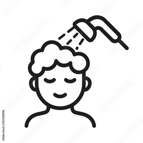 Hair Washing Icon