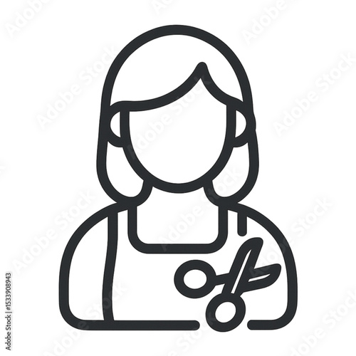 Hairdresser hairdressing services Icon  