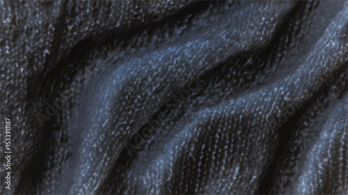 Abstract textured surface showing ripples and waves suggesting fluid motion and organic form in toned blue and gray colors