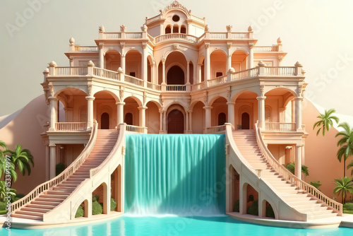 Ancient Spanish architecture in Seville a historic European city landmark