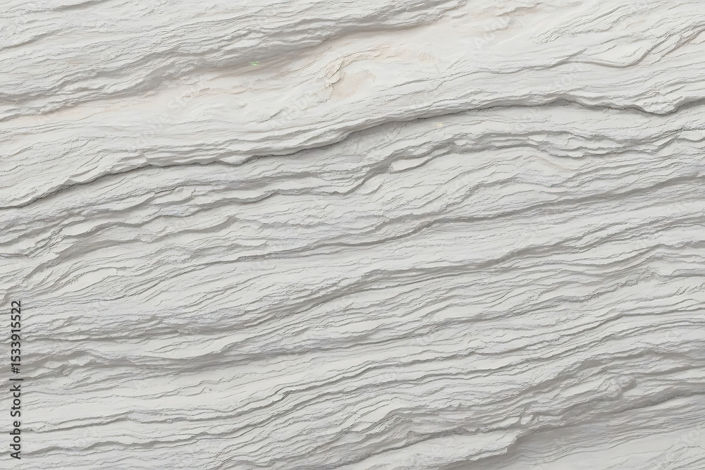 Obraz premium Chiseled Stone Texture, Rough Horizontal Surface, Abstract Light Grey Granite, Uneven Mineral Detail, Architectural Wall Finish