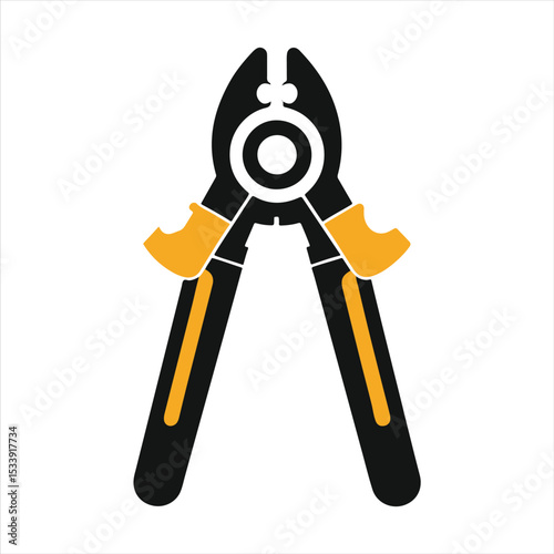 manual cable cutter silhouette