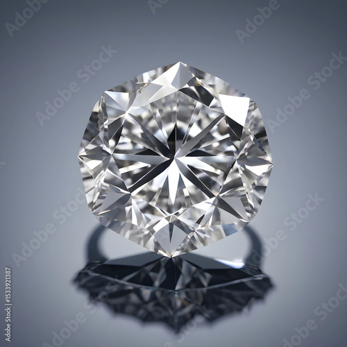 diamond on white background