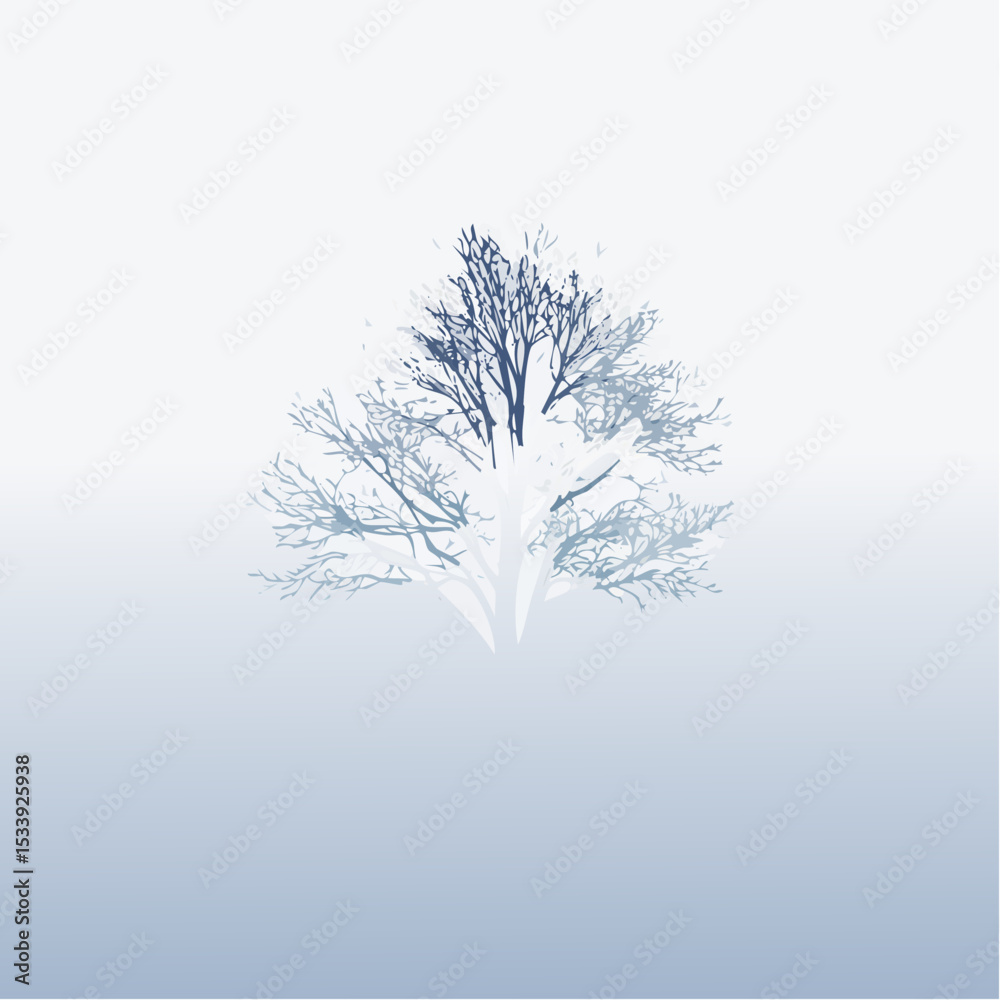 Obraz premium solitary tree in winter