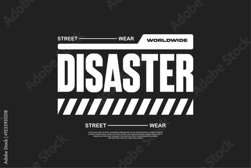 Vector streetwear design ideas concept vector graphic tee design suitable for printing	