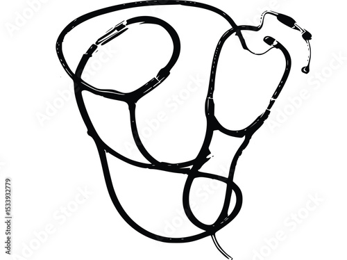 hand drawn illustration of a glass