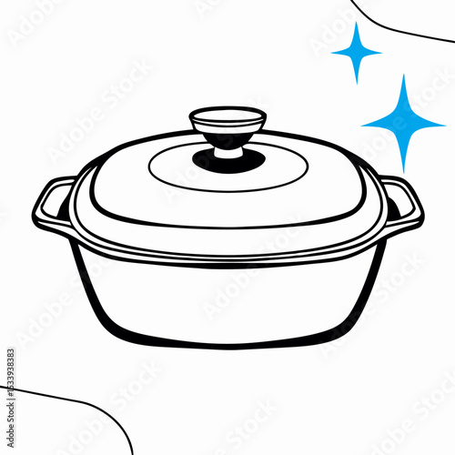 Clean Cast Iron Dutch Oven, Enamel Coated Pot