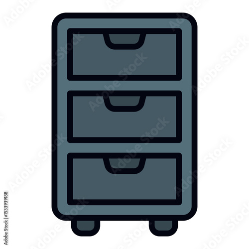 File storage icon. Cloud archive. Save documents online and secure storage