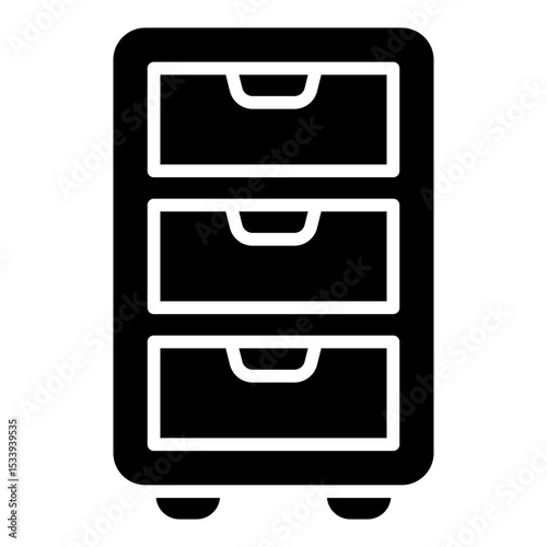 File storage icon. Cloud archive. Save documents online and secure storage