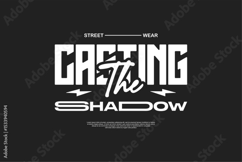 Vector streetwear design ideas concept vector graphic tee design suitable for printing	