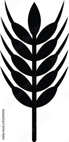 Barley Icon Outline Vector Illustration