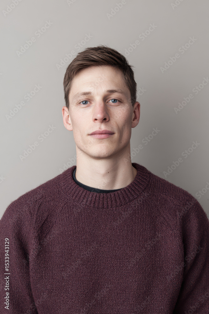 minimalistic portrait of statistician positioned on left side of frame minimalistic portrait of statistician positioned on left side of frame
