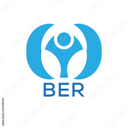 Initial BER Letter Linked Logo for business and company identity. Modern BER Letter Logo Vector Template with modern trendy golden logo.
