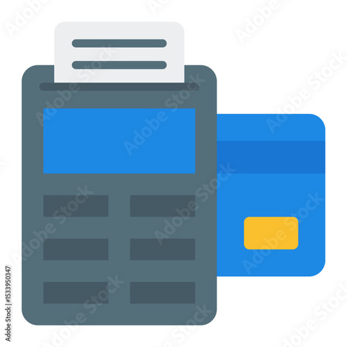 EDC icon. Electronic data capture device. Mobile payment terminal and digital transaction