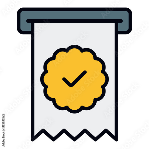 Verification password icon. Account confirmation. Secure login and identity check