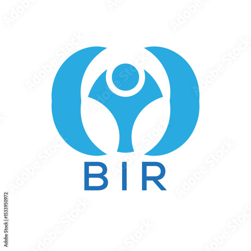 Initial BIR Letter Linked Logo for business and company identity. Modern BIR Letter Logo Vector Template with modern trendy golden logo.
