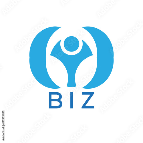 BIZ Modern Abstract Human Body Wellness Logo Design – Health And Fitness Logo. BIZ Therapy Concept Icon.

