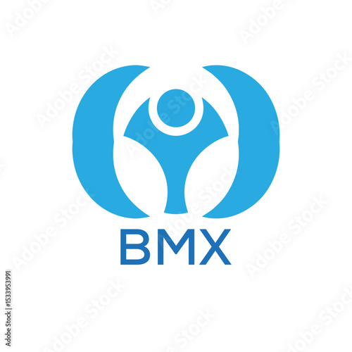 Initial BMX Letter Linked Logo for business and company identity. Modern BMX Letter Logo Vector Template with modern trendy golden logo.
