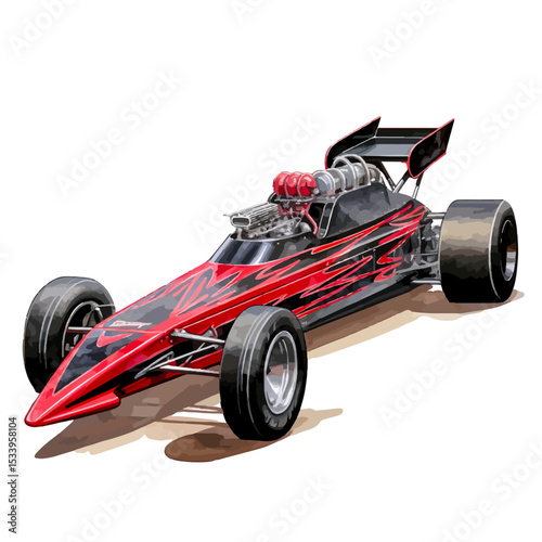 Drag Racing car svg, Dragster Race Car, Top Fuel Dragster