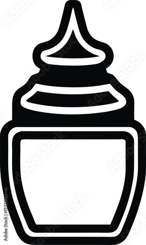 Mayonnaise Icon Outline Vector Illustration